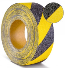 Лента средней зернистости Rico (черно-желтая, 50мм) Grace