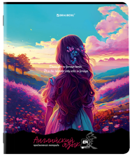 Тетрадь предметная 48 л Brauberg ANIME GIRLS Английский язык