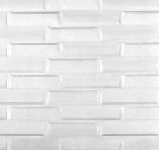 Панель самоклеящаяся "Облицовочный кирпич белый жемчуг" BRO-Wh (770х700мм)