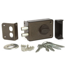 Замок накладной Зенит-ЗН-1-3-1 (бронза) (131)