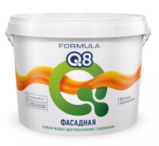 Краска фасадная белая матовая (13л) Formula Q8
