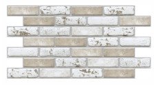 Панель пластиковая кирпич Купаж 981х497мм