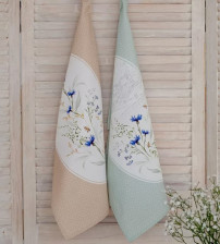 Набор полотенец хлопок 2шт Васильки 45х65 Listelle