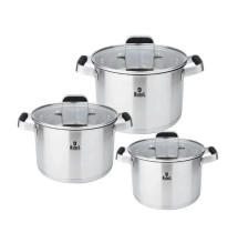 Набор посуды 6 предметов RASHEL Модерн (2л, 2.8л, 3.8л) R-283L