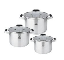 Набор посуды 6 предметов RASHEL Модерн (2л, 2.8л, 3.8л) R-283L