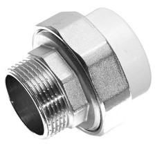 Муфта полипропиленовая разъёмная наружная резьба D20-1 Valfex