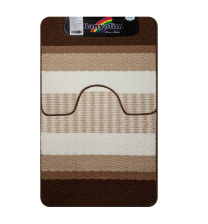 Коврики для ванной комнаты CАНАКС Starloop (2шт) 55х90см 55х45см коричневый 00823