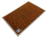 Коврик влаговпитывающий ТТ258 80х120смх6мм коричневый 
