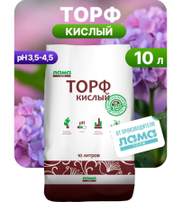Торф верховой кислый 10л Лама Торф