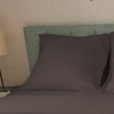 Наволочка поплин 70х70 см Кофе Mariya DeLuxe