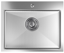 Мойка врезная 53х43 (3,0/0,8) h=220 сатин нано Mixline