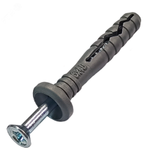 Дюбель+шуруп 6х40 SM-G 200 шт DAXMER с окошком