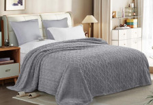 Плед 180х200 велсофт в чемодане Cleo Gammi 180/006-GAM