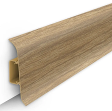 Плинтус Идеал Классик с кабель-каналом сосна золотистая 2,2 м 70 мм