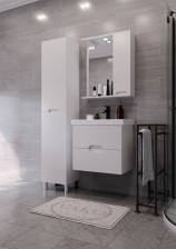 Тумба с раковиной VAKO Лия Moduo Slim -60 подвесная, 2ящика