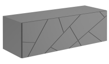 Тумба подвесная ГранжТМ-004 1,2м Серый шифер/Графит софт 902х350х416мм