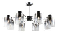 Люстра SR 15599STD/8 BK+CR NW D820 x H410 8х40W E14