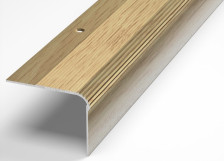 Порог Лука ПУ02 угол 0,9м дуб петровский (R148) 54х41,8 мм