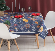 Скатерть бязь Этель Мандарины Размер: 145х145