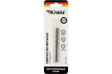 Сверло по металлу 3,2х65х36мм Kranz Стандарт+ P6M5 M2 2 шт KR-91-0524
