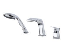 Смеситель для установки на ванну GPD МАК65 3 отверстия