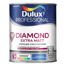 Краска интерьерная Diamond Extra Matt глубокоматовая BW (1л) Dulux
