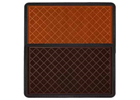 Коврик придверный Ромбы 103х65см на жесткой подложке полуовал