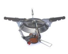 Горелка туристическая складная, сталь, алюминий, Tramp TRG-043