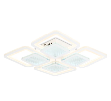 Светильник светодиодный 100W 7500Lm 2K-4K-6K 435x435х70 пульт ДУ FA4283/4+4 WH