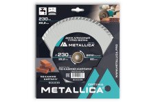 Диск алмазный 230x22,2x2,6x7 турбо-волна по камню кирпичу METALLICA Optima 900338