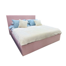 Кровать Марта-2 (1,6х2м) ортопедическое основание, ПМ800, БН, велюр Teddy 324 К