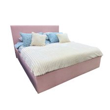 Кровать Марта-2 (1,6х2м) ортопедическое основание, ПМ800, БН, велюр Teddy 324 К