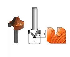 Фреза пазовая фасонная 30x18мм хвостовик 8мм STRONG STF-1009 32/22