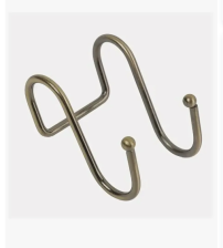 Крючок для рейлинга двойной бронза YJ-G311A