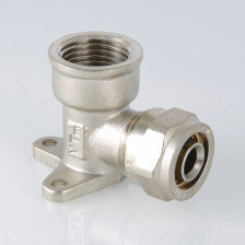 Уголок 20х3/4" ц/г с креплением VALTEC VTm.354.N.002005