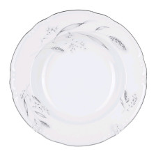 Тарелка десертная 17 см Constance Серебряные колосья,отводка платина P1650097JQZ7603100
