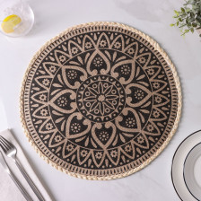 Салфетка d=38 см Милли черный 9700957