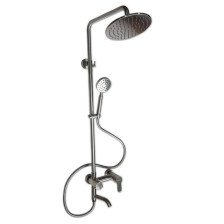 Стойка душевая со смесителем Magnus "Тропический душ" нержавеющая сталь 9237