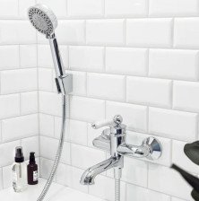 Смеситель для ванны однорычажный IDDIS Oxford OXFSB02i02 короткий излив