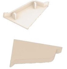 Заглушка пласт бежевый левая KORNER