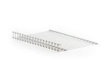 Полка сетчатая 400 мм серая