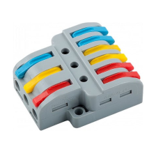 Зажим клеммный 3х6 (0,08-2,5) СМК с рычагом разветвительный GENERAL 800497