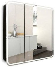 Зеркало со шкафчиком Alliance 805х800 с подсветкой
