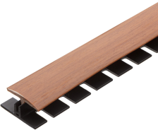 Стык гибкий SmartProfile Орех гварнери 3 м (400) с крепежом