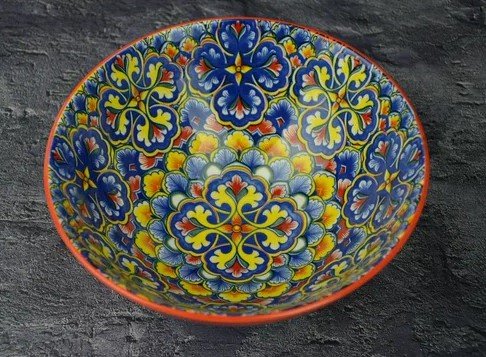 Салатник 20,5 см 1200мл Arabesque красный 0860105
