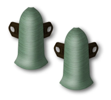 Угол наружный Идеал Классик зеленый с кронштейном