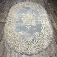 Ковер ALVITA 4433A S.D.GREY-S.D.GREY 2,0х4,0м овал