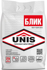 Шпатлевка гипсовая белая Блик (5кг) Юнис