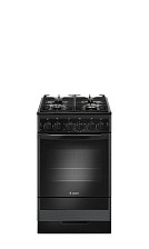 Плита газовая Гефест 5500-02 0115 (50x58,5x85см)(цвет:черный, варочная поверхность:стекло)