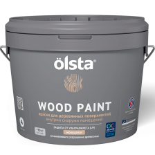 Краска для деревянных поверхностей Wood paint база А (0,9л) OLSTA